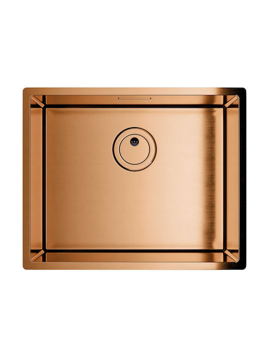 Globalo Unterbau Küchenspüle Inox M44xB54cm Graue