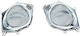 Kuryakyn Led Капаци За Колонки За Мотоциклет Honda '06 '17 Gold Wing Gl1800 F6b Хром Акцент Аксесоар Решетки За Колонки Хром