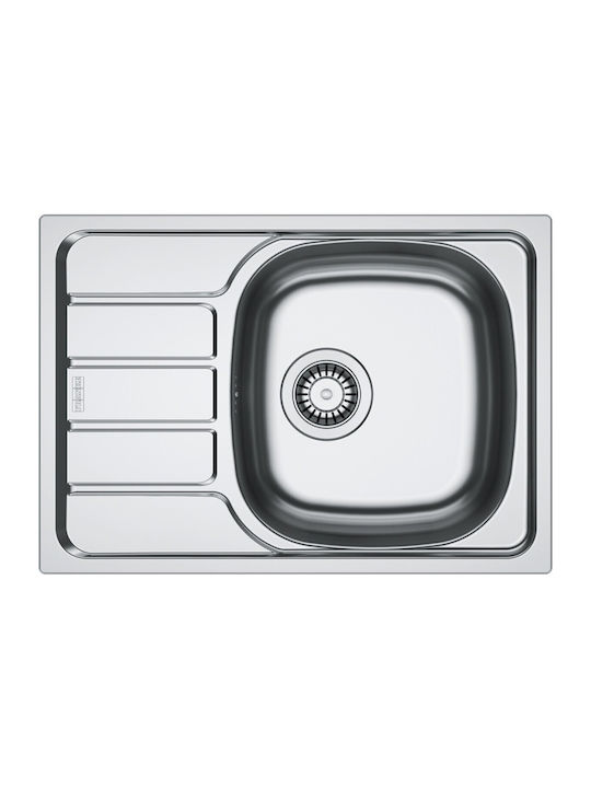 Franke Skn Drop-In Kitchen Sink Inox L43.5xW62cm Gray 7612986387537