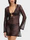 Karl Lagerfeld Women's Beach Dress Brown