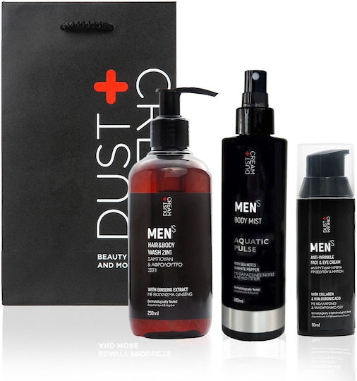 Dust+Cream Aquatic Pulse Skin Care Set for Anti-ageing & Body Cleaning 3pcs