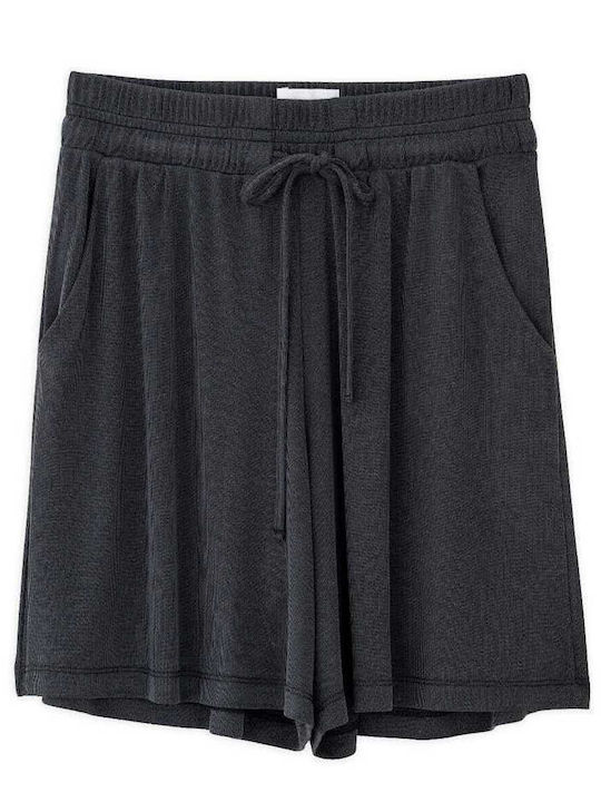 Philosophy Wear Γυναικείο Ψηλόμεσο Σορτς Μαύρο