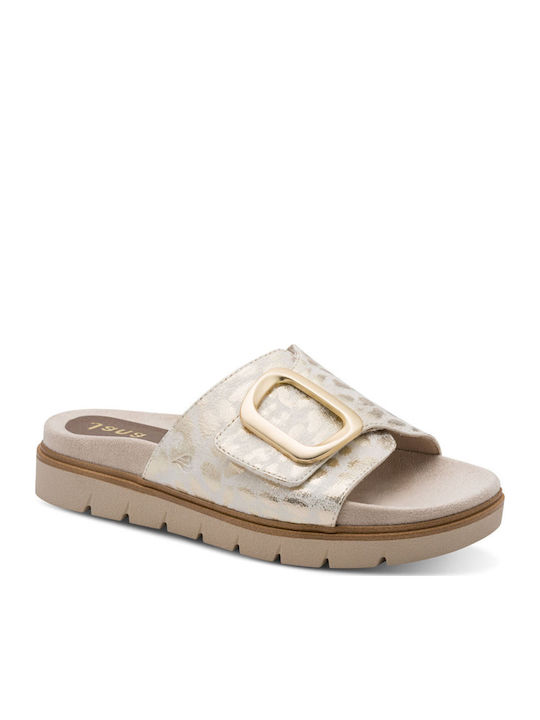 Anatomische Damenplattformen Beige