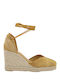 Cora 8 Summer Women's Platform Espadrilles Style Gold