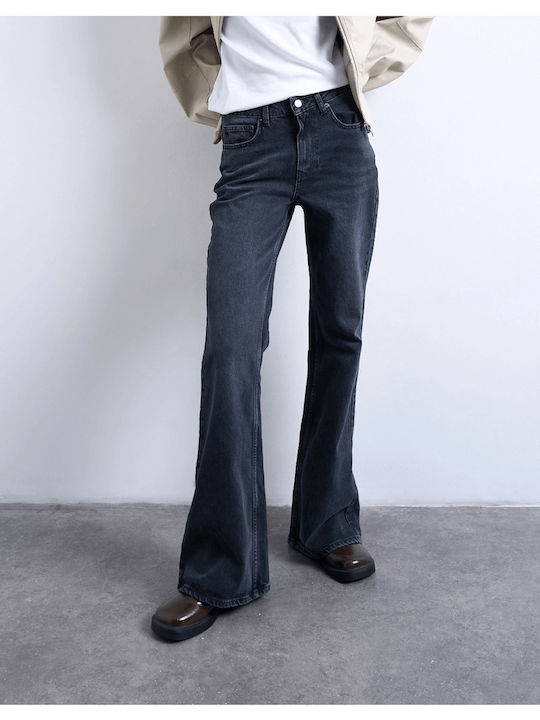Women's Flared Jean Pants Mid Rise