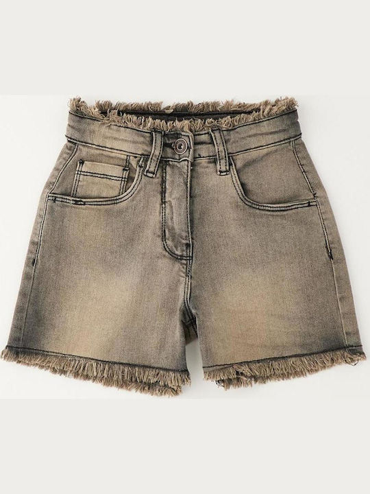 Kids Denim Shorts/Bermuda Black