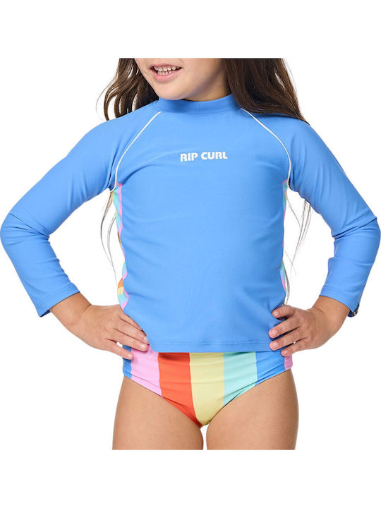 Rip Curl Kids Swimwear Rashguard Cornflower Blue
