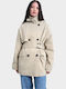 Damen Beige Mantel