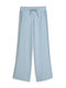 Hohe Taille Damen Jogginghose Ausgestellt Seafoam