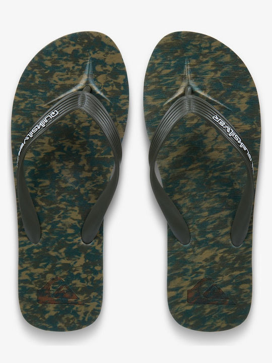 Quiksilver Molokai Ανδρικά Flip Flops Χακί