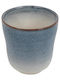 Ceramic Blue Plant Pot 8x8.5cm