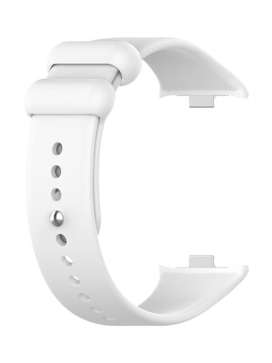 Silicone Strap Mi Band 8 Pro M8 Pro 12 White Bialy