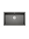 Deante Undermount Kitchen Sink from Liquid Granite M80xP50cm Grey