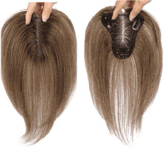 Extension With Human Hair In Light Chestnut Colour 25.4cm