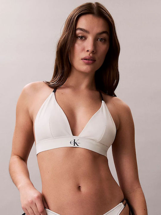 Calvin Klein Bikini Τριγωνάκι Ιβουάρ