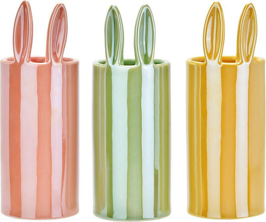 Porcelain Vase Bunny Ears Various Colours 8x23x8cm