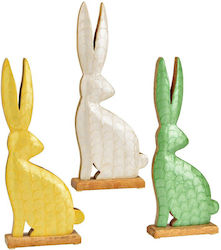 Holzkaninchen Basis Verschiedene Farben 15x35x5cm