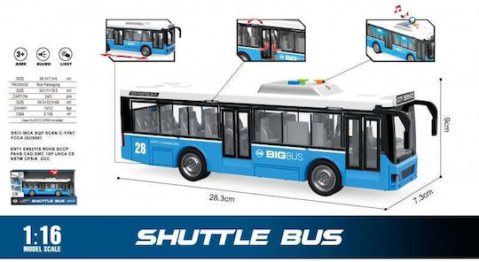eToy Bus 1:16 Pull Back