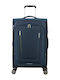 American Tourister Wanderlite Μεσαία Βαλίτσα Ταξιδίου Υφασμάτινη Dark Navy με 4 Ρόδες Ύψους 68εκ.