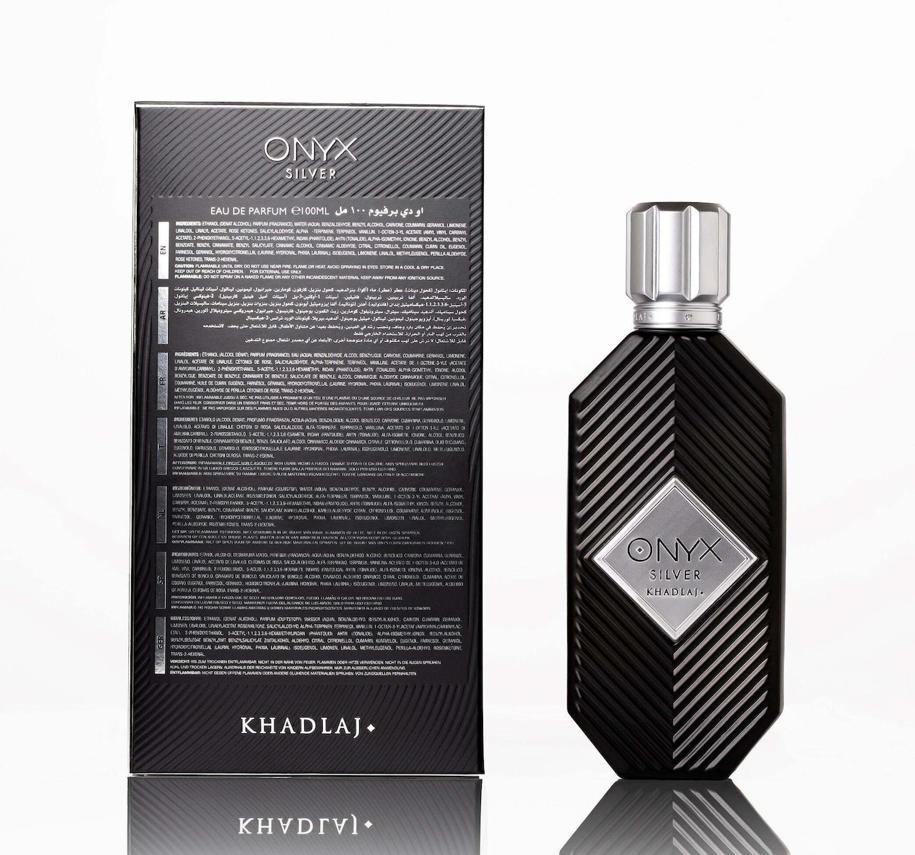 Khadlaj Onyx Silver Eau de Parfum 100ml