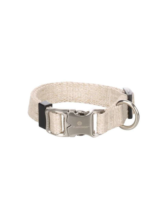 Flamingo Κολάρο Σκύλου Collar Lago Beige M 40-55cm 20mm