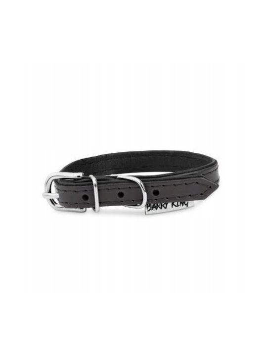 Leather Dog Collar Black Black Xs-s 12mm/35cm Leather Dog Collar Black Black Xs-s 12mm/35cm
