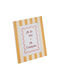 Wooden Photo Frame With Yellow Frame