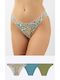 Γυναικεία Slip 3Pack Πετρόλ