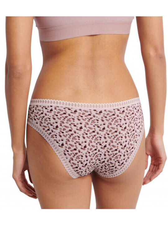 Sloggi Βαμβακερά Γυναικεία Slip 3Pack με Δαντέλ...