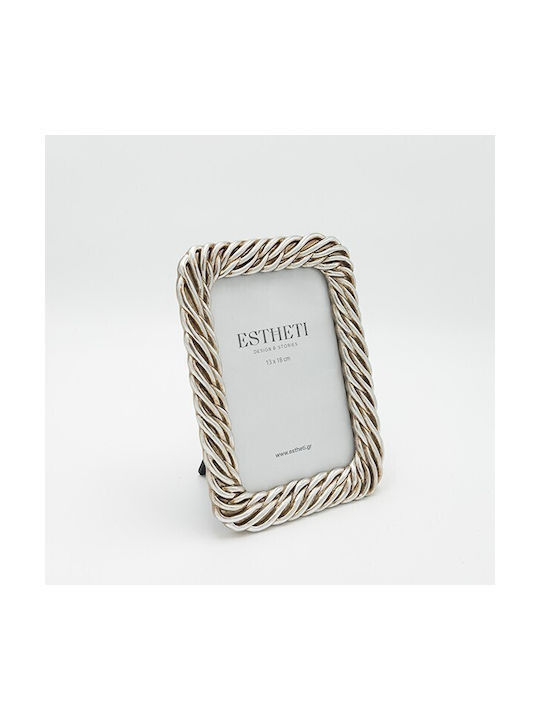 Plastic Photo Frame With Gold Frame