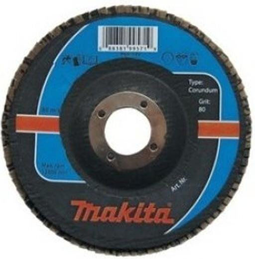 Makita Makita Corundum Sanding Sheet 125x22.23mm P120 Aluminum Steel Metal Wood