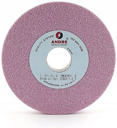 Andre Flat Grinding Wheel 250mm X 25mm X 76mm Cra60k7ve01-35 Pink "type 1"