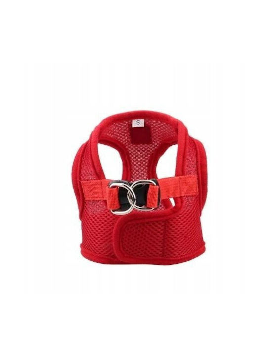 Harness Dog Red Pressure-free M Chest Circumference 37cm/chest Length 17cm