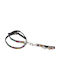 Leather Dog Harness Flowers L-xl 16mm/55cm