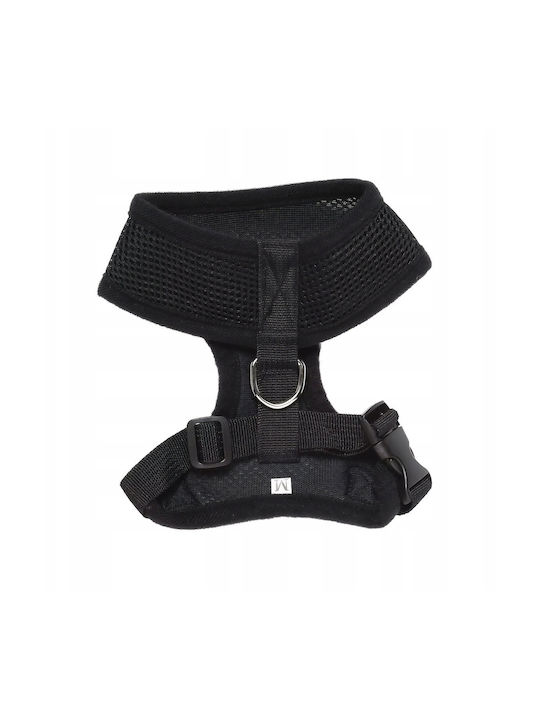 Harness Dog Black Mesh Polyester Xs Neck Circumference 26cm/chest Circumference 29-36cm
