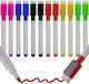 Μαρκαδόροι Πίνακα Multicolor 1.2mm Σετ 12 χρώματα