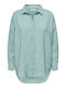 Long Sleeve Women's Shirt Turquoise