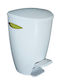 Raki Plastic Bathroom Bin 5l White