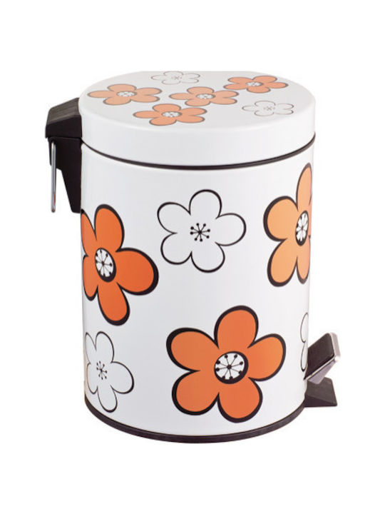 Raki Metallisches Badezimmer Behälter 5lt Orange