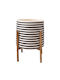 HomeMarkt Rentil Concrete Flower Pot White/Black