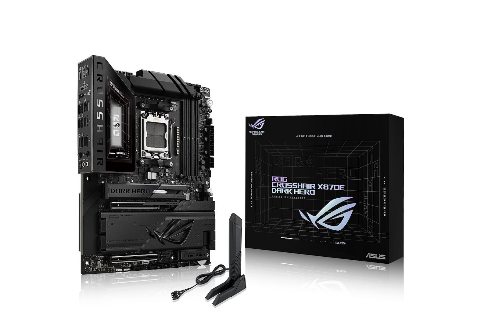 Asus ROG Crosshair X870E Dark Hero Wi-Fi Motherboard ATX με AMD AM5 Socket (90MB1NT0-M0EAY0)
