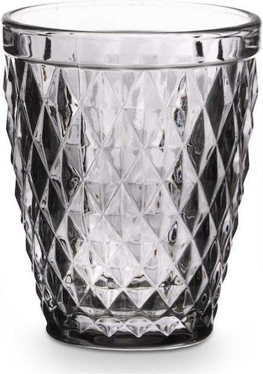 Diamond Чаша за Вода от Стъкло в Сив Цвят