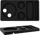 Tavă Bun Venit Pentru Servire Băuturi Calde Raki 42x22xh2.8cm Plastic Negru