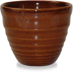 Churchill 1795 Stonecast Serving Bowl for Dip Round Porcelain Gold with Diameter 9.5cm 6 Pieces
