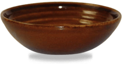 Churchill 1795 Stonecast Serving Bowl for Dip Round Porcelain Gold with Diameter 11.3cm 10 Pieces