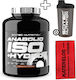 Scitec Nutrition Anabolic Iso+hydro 2000g Chocolate & Katerelos Fitness Sports Towel 100x50cm Black Red & Scitec Nutrition Shaker 700ml Red Custom Bundle