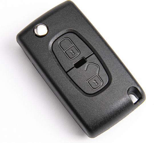 Carcasă Cheie Auto cu Lamă cu 2 Butoane pentru Citroen