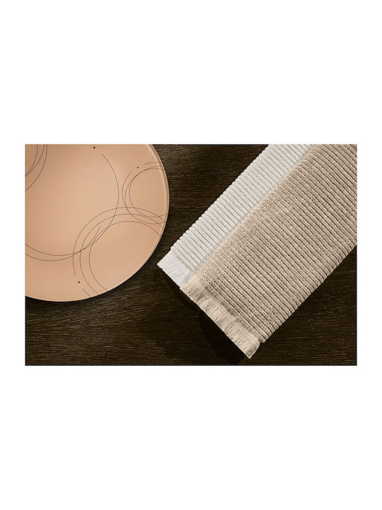 Guy Laroche Tissus Kitchen Towel in Beige Colou...