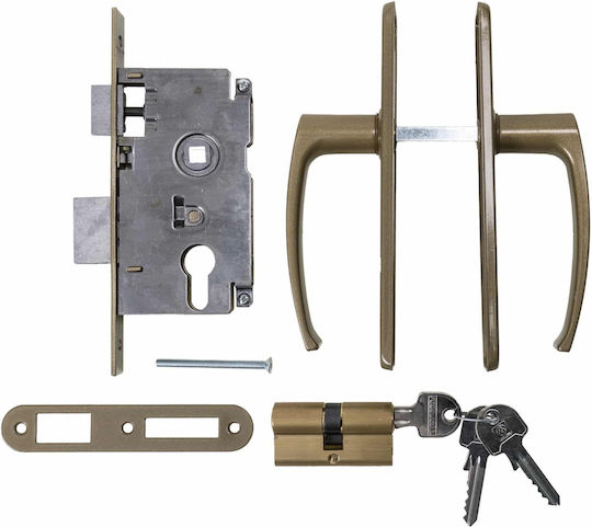 Package Lock Cylinder Y 54 Gold Ext 5522