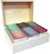 Wooden Tea Box Veertea 96 Envelopes White
